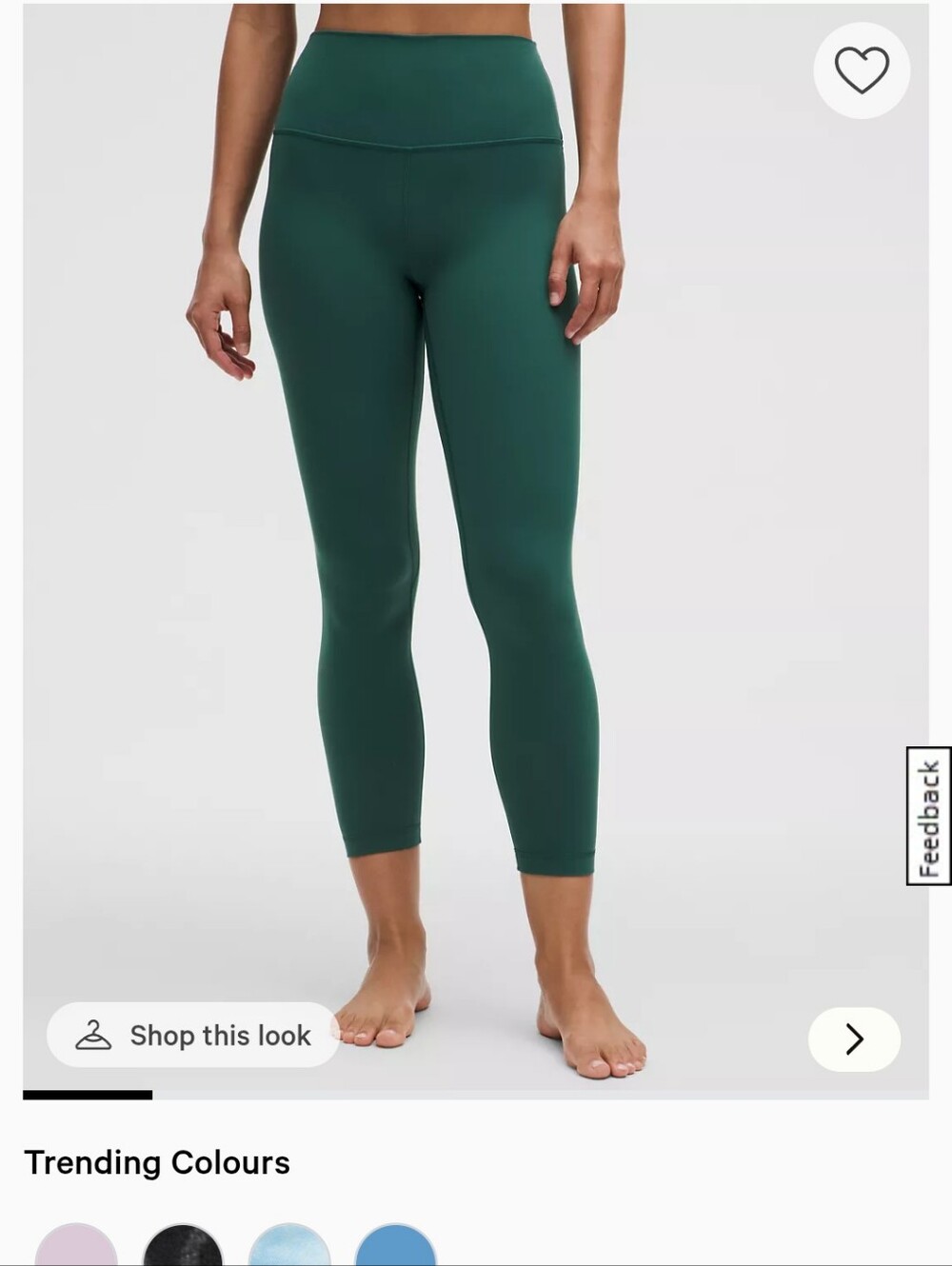 Nwt Lululemon Align 25" Storm Teal Colour